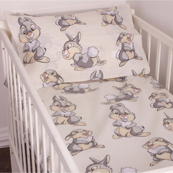 Фото - Комплект постельного белья детский MirSon Бязь 20-0022 Rabbit Gray 110х140 (2200010265101)